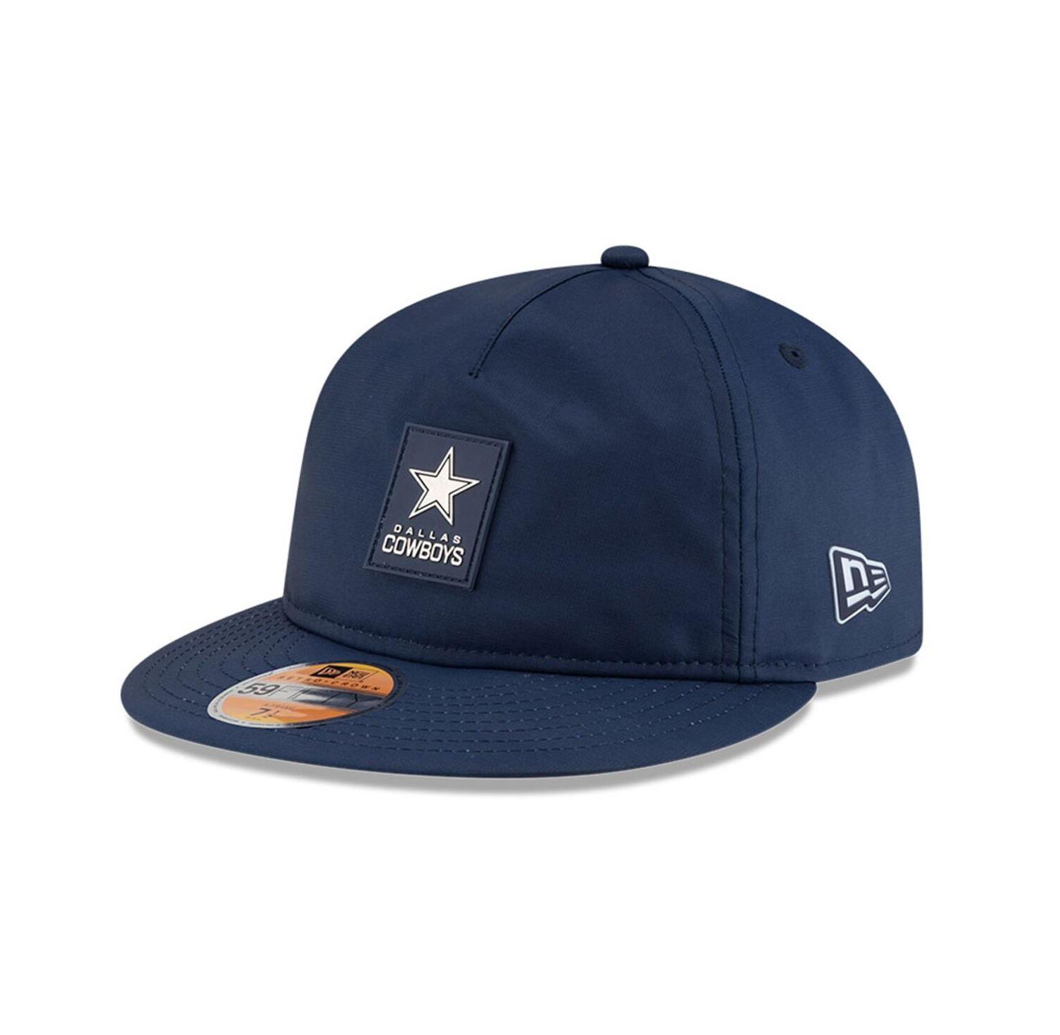 Men's Navy Dallas Cowboys 2025 Sideline Retro Crown 59FIFTY Fitted Hat