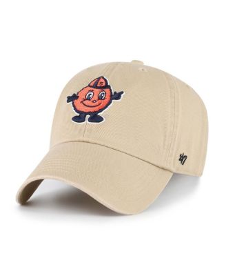 '47 Brand - Big Boys and Girls Khaki Syracuse Orange Clean Up Adjustable Hat