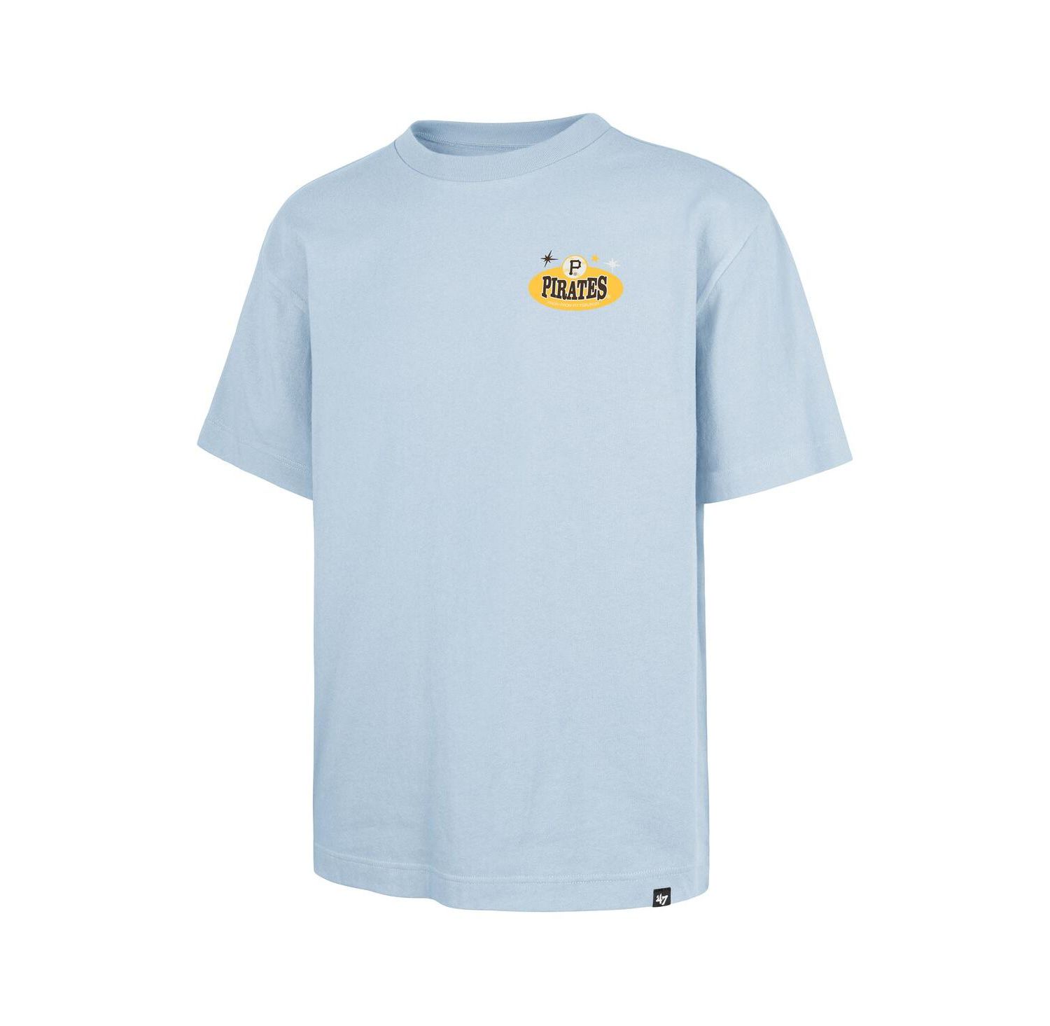 Men's Light Blue Pittsburgh Pirates Ice Cream Parlor Foundation T-Shirt