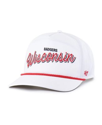 '47 Brand - Men's White Wisconsin Badgers Fairway Hitch Adjustable Hat