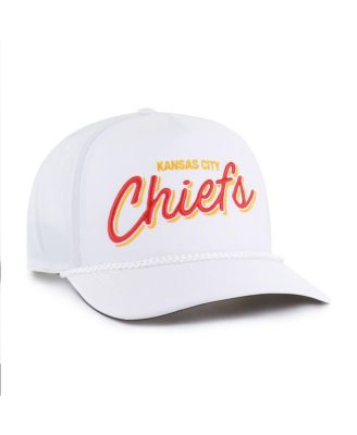 Men's White Kansas City Chiefs Brrr Fairway Hitch Adjustable Hat