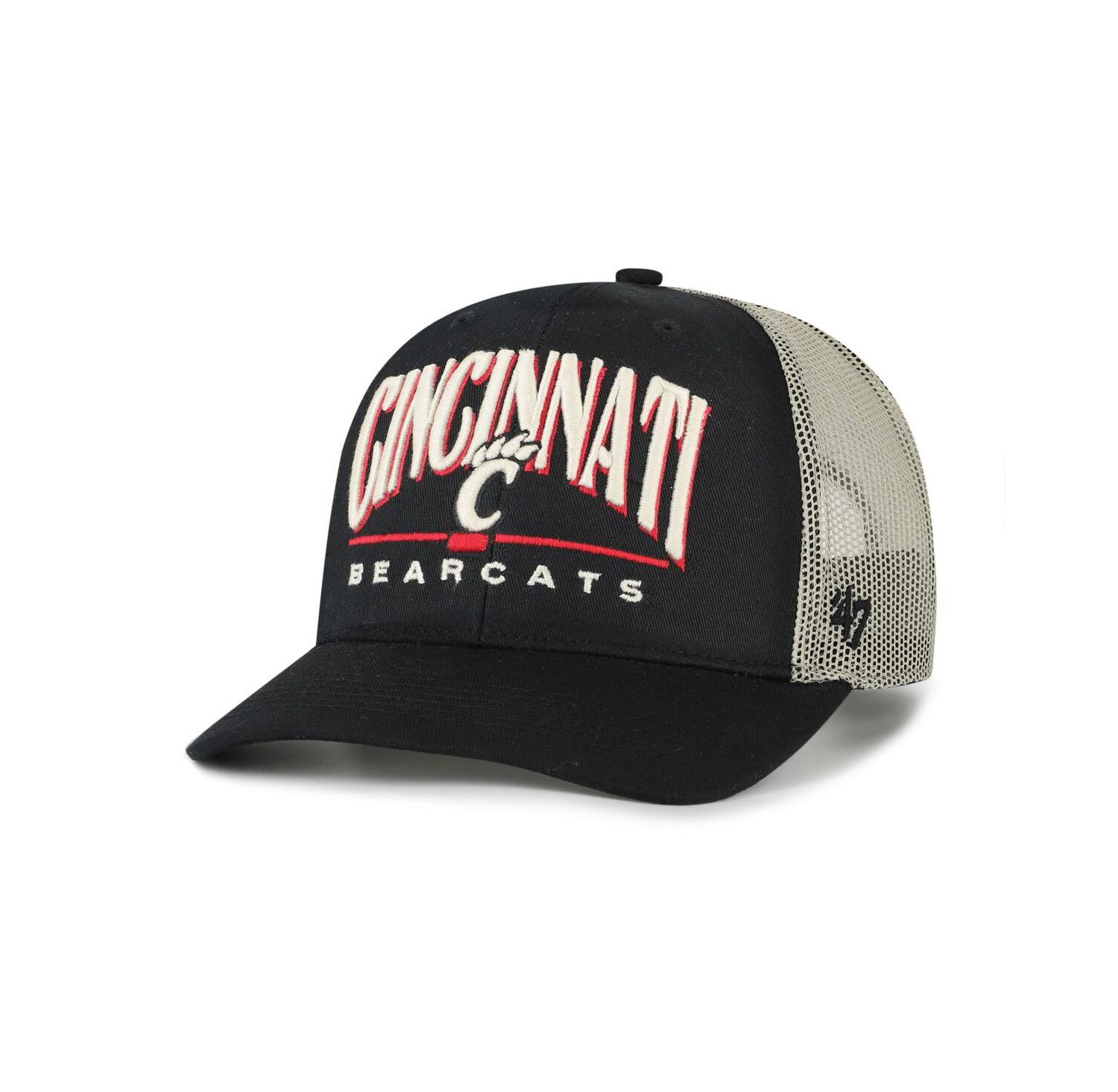 Men's Black Cincinnati Bearcats Arid Adjustable Trucker Hat