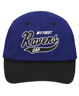 Baby Boys and Girls Purple/Black Baltimore Ravens My First Tail Sweep Slouch Flex Hat