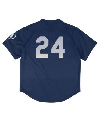Men's Profile Navy Seattle Mariners Big Tall Cooperstown Collection Mesh Batting Practice Jersey