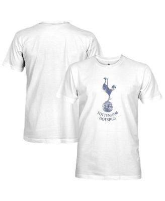 1863FC - Men's White Tottenham Hotspur Mono Badge T-Shirt