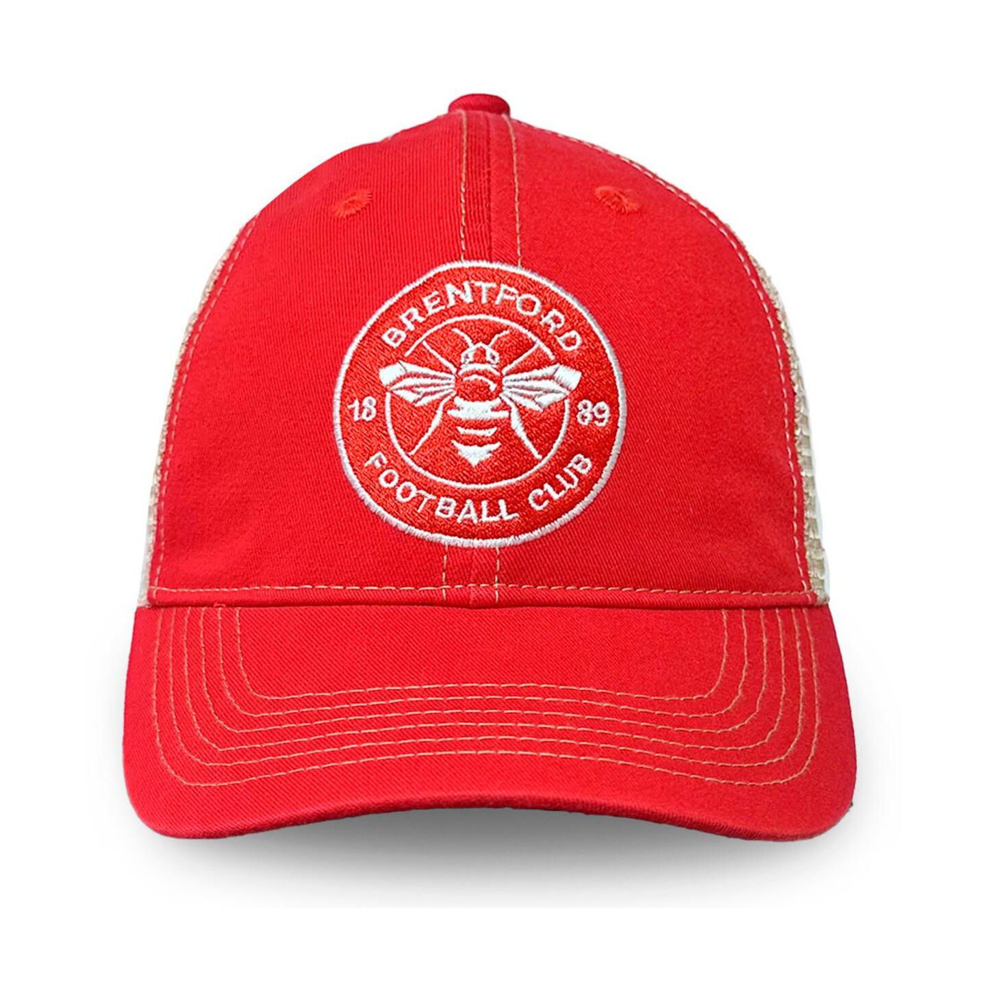 Мужская кепка 1863FC Red Brentford FC Trucker Adjustable Hat — фото 2