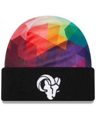 New Era - Big Boys and Girls Black Los Angeles Rams 2023 NFL Crucial Catch Cuffed Knit Hat