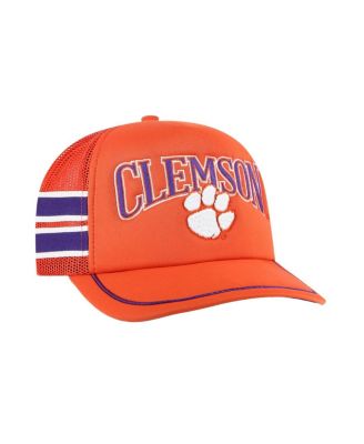 Men's Orange Clemson Tigers Sideband Trucker Adjustable Hat