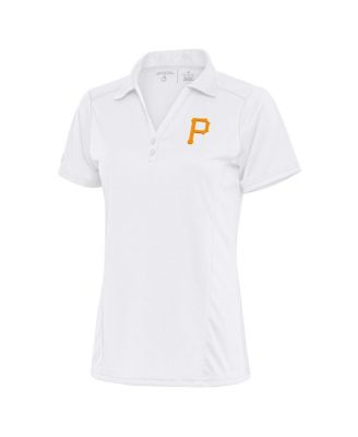 Antigua - Women's White Pittsburgh Pirates Logo Tribute Polo