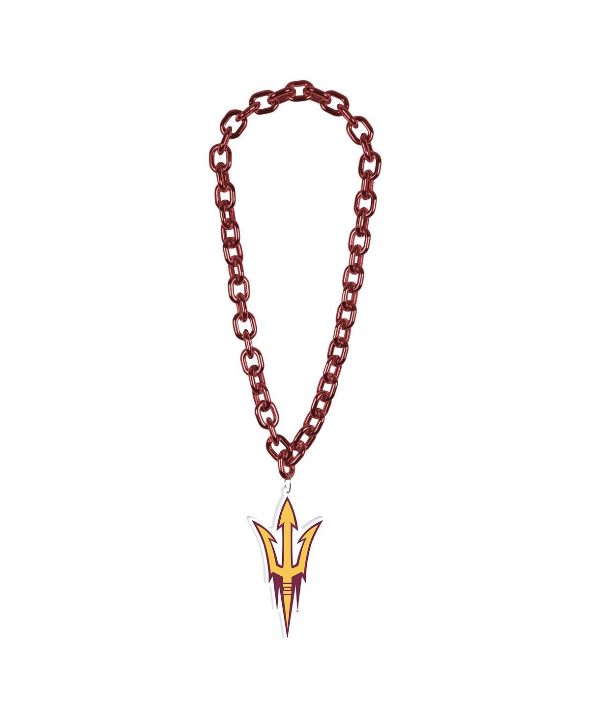 Wincraft Arizona State Sun Devils Big Chain Logo Necklace In Red