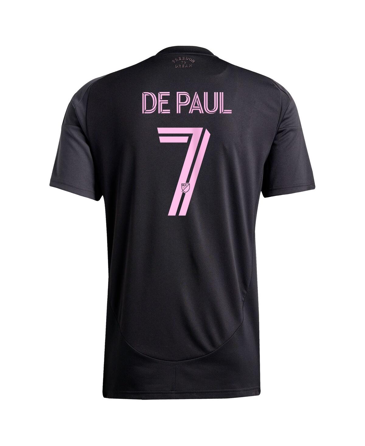 Adidas Men's Rodrigo De Paul Black Inter Miami Cf 2025 The Fortitude Kit Replica Player Jersey