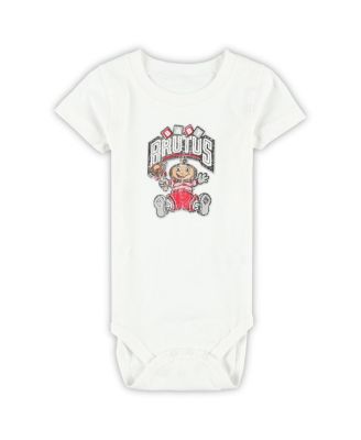Baby Boys and Girls 3-Pack Ohio State Buckeyes Bodysuit Set