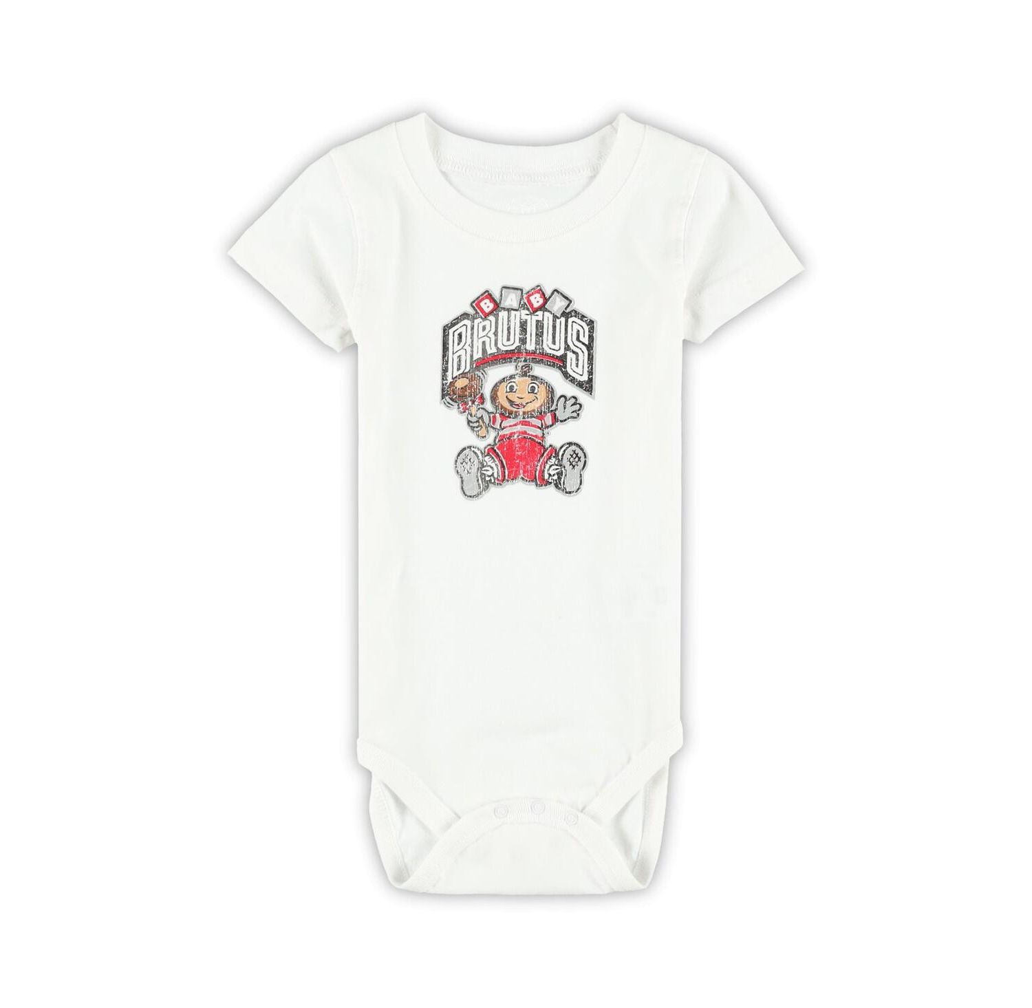 Baby Boys and Girls 3-Pack Ohio State Buckeyes Bodysuit Set