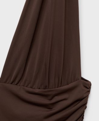 Women's Combined Design Long Dress