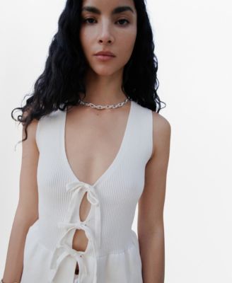 Women's Bows Knit Top