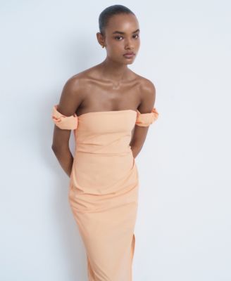 Women's Strapless Midi Dress