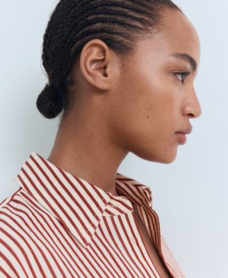 Women's Striped Straight Shirt