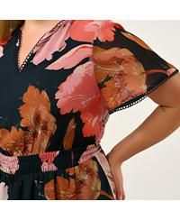 Plus Size Elena Waisted Top