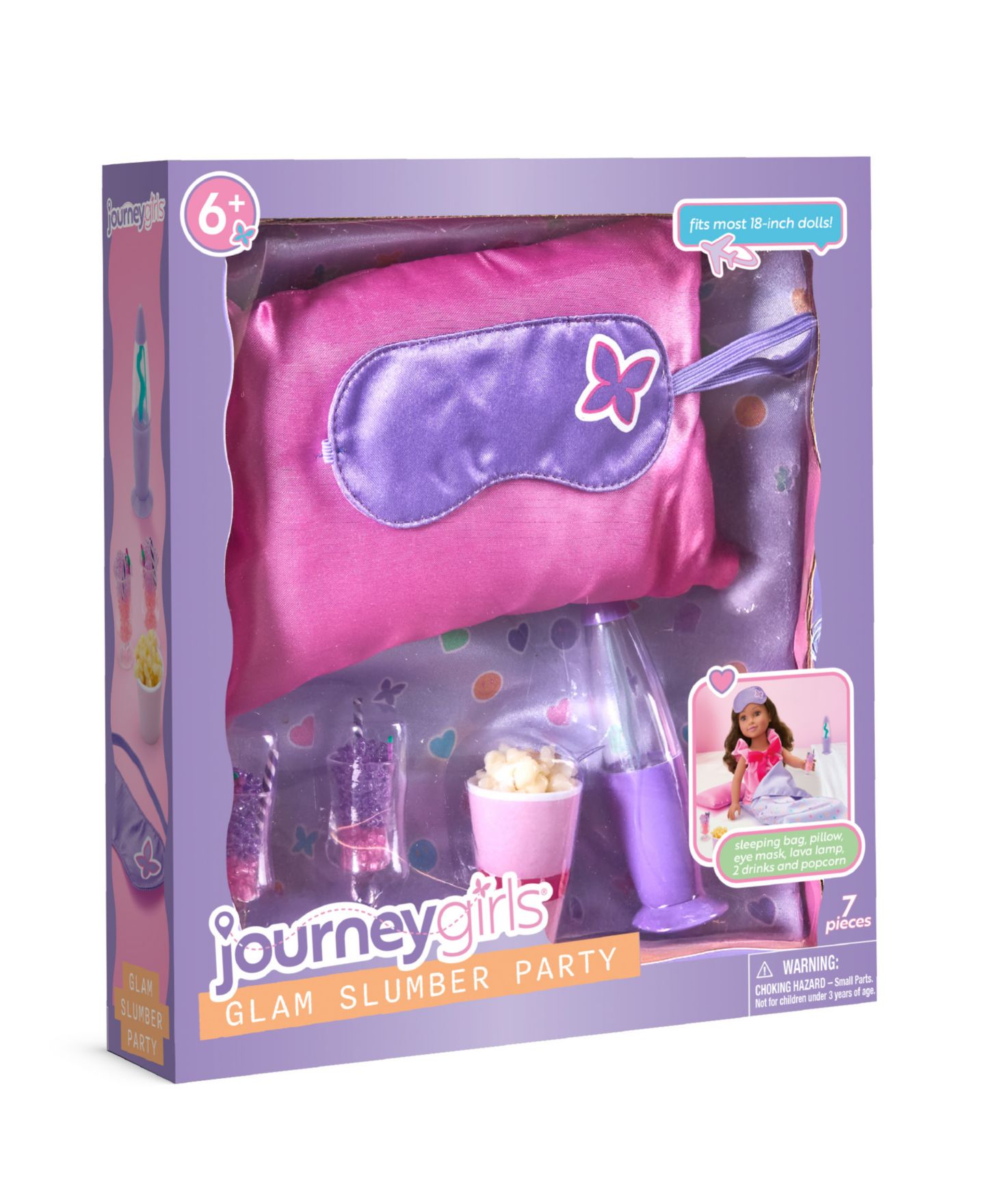 Набор аксессуаров Journey Girls Glam Slumber Party для кукол 46 см, 7 предметов, 6+ — фото 6