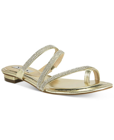 Nina Kaileen Flat Evening Sandals - Sandals - Shoes - Macy's
