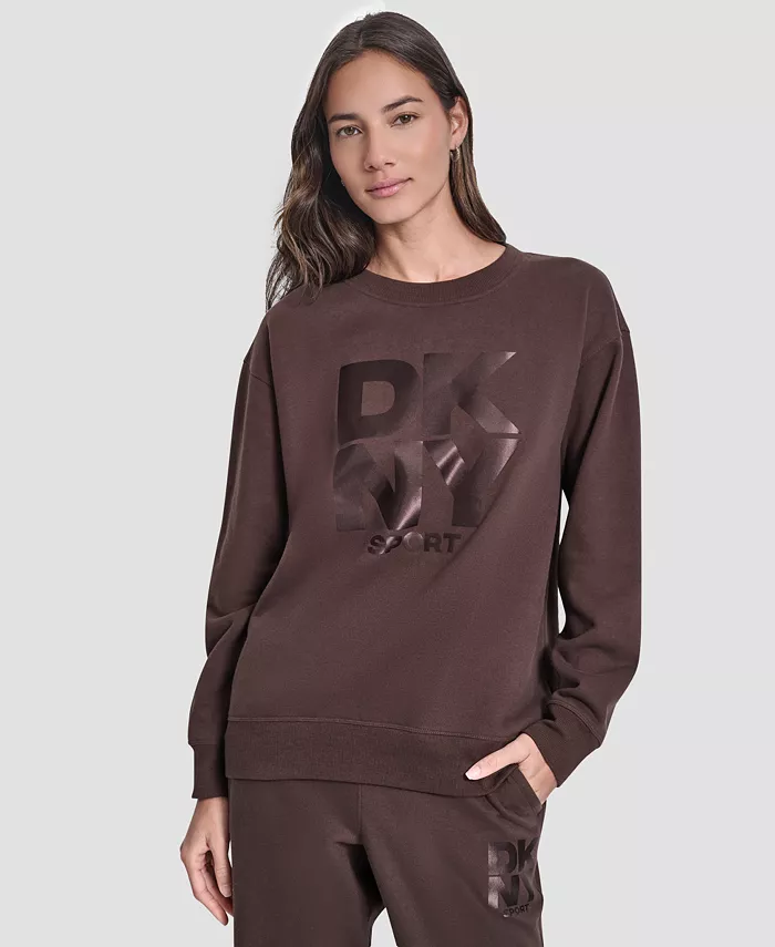 Women's Transfer Logo Crew Neck Sweatshirt - thumbnail 6