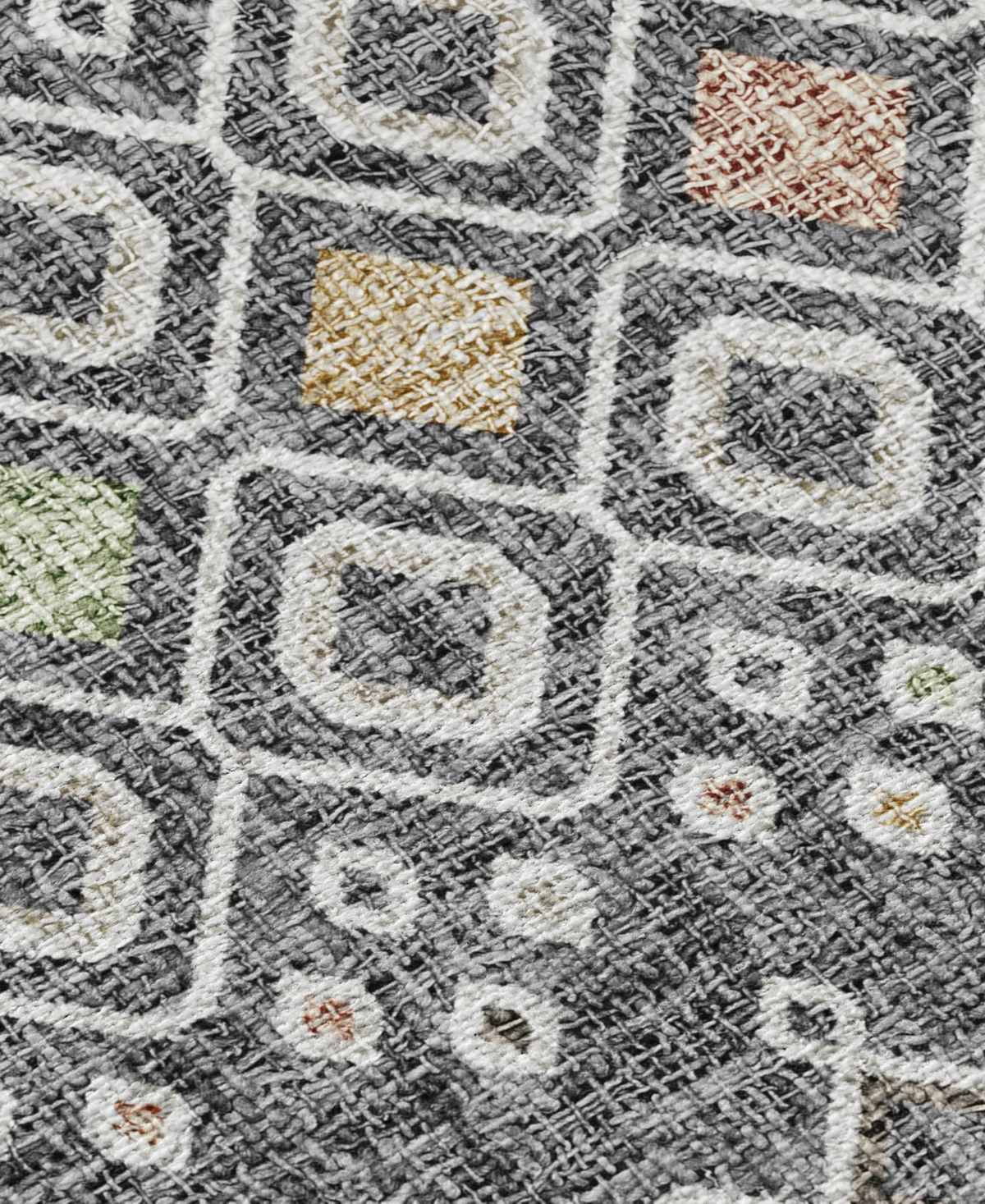 Dalyn Portico Po4 8'x8' Round Area Rug In Gray