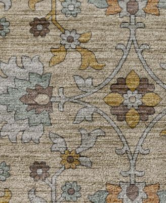 Silk Road Washable SR1 2'3"x7'6" Runner Area Rug