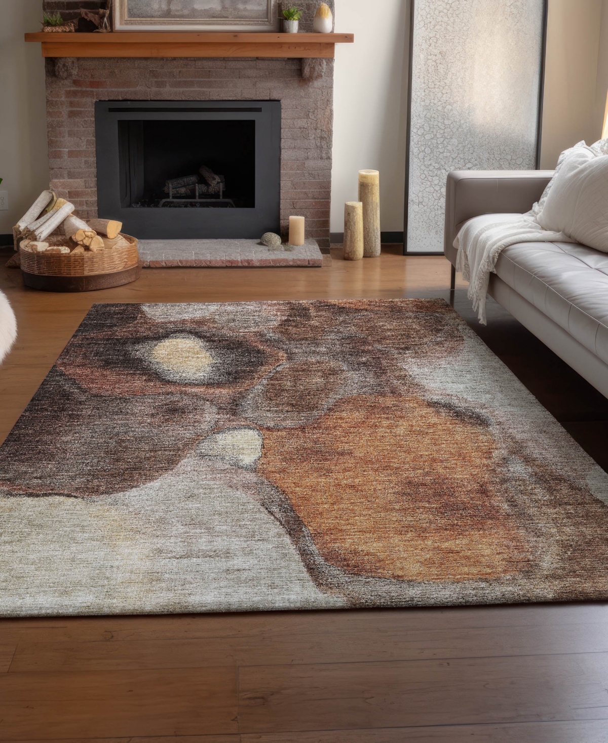 Dalyn Neo No2 2'6"x3'10" Area Rug In Brown