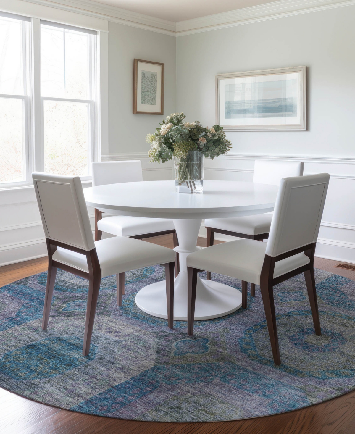 Dalyn Karaj Kj6 8'x8' Round Area Rug In Multi