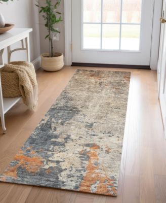 Nouveau Washable NV20 2'3"x7'6" Runner Area Rug