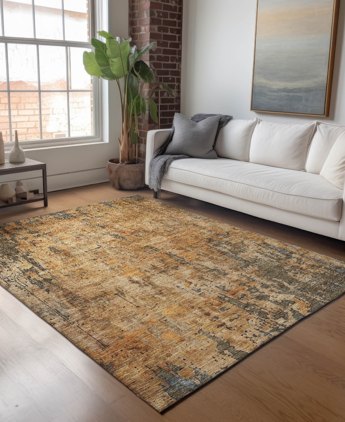 Dalyn Nouveau Nv11 8'x10' Area Rug In Brown
