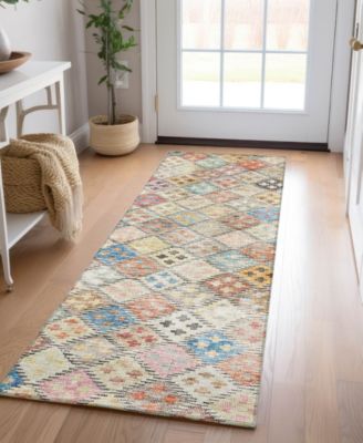 Solace Washable SL6 2'3"x7'6" Runner Area Rug
