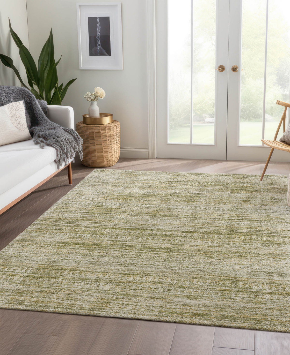 Dalyn Solace Sl3 3'x5' Area Rug In Green