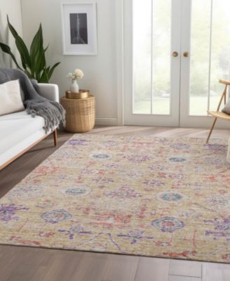 Solace Washable SL10 5'x7'6" Area Rug