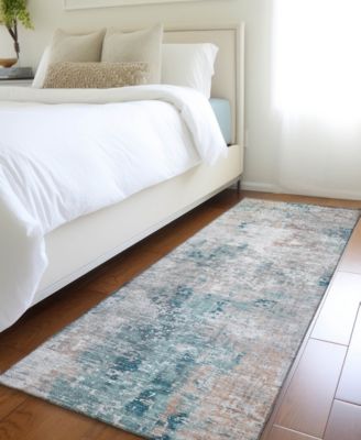 Kochi Washable KC4 2'3"x7'6" Runner Area Rug