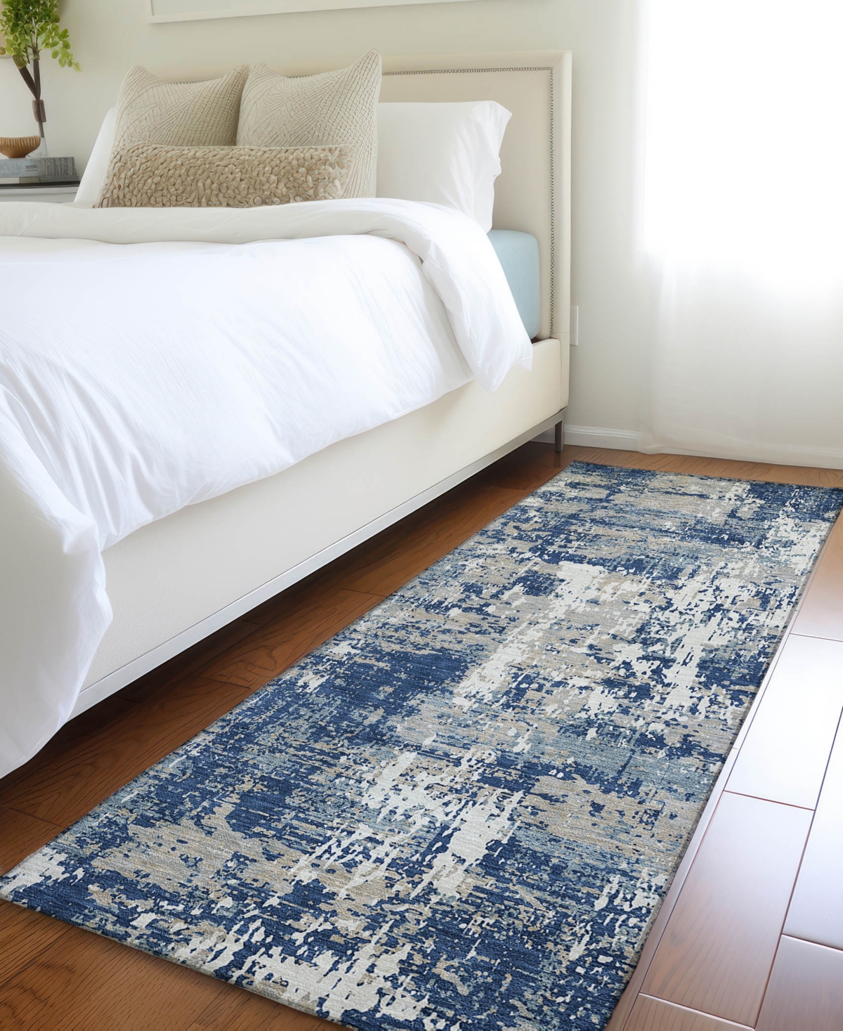 Dalyn Kochi Kc7 2'3"x7'6" Runner Area Rug In Blue