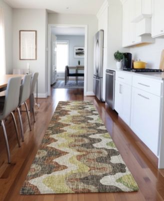 Lorenzo Washable LN6 2'3"x7'6" Runner Area Rug