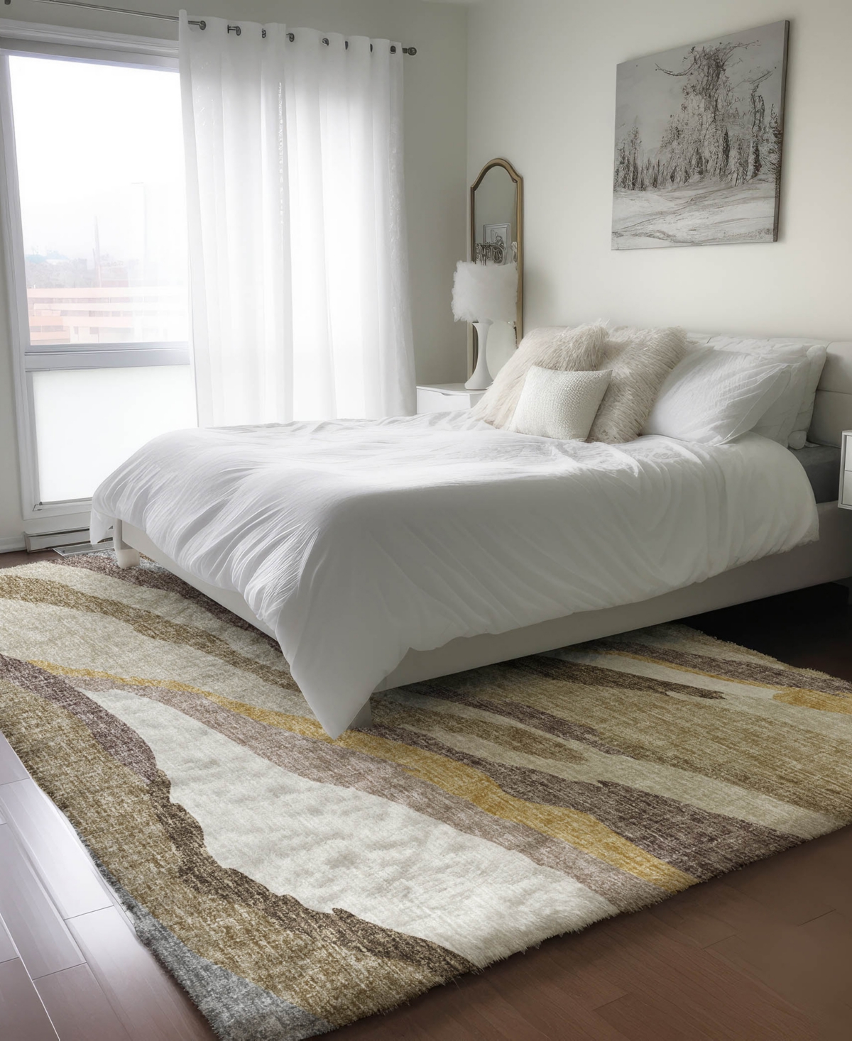 Dalyn Lorenzo Ln4 2'6"x3'10" Area Rug In Sand
