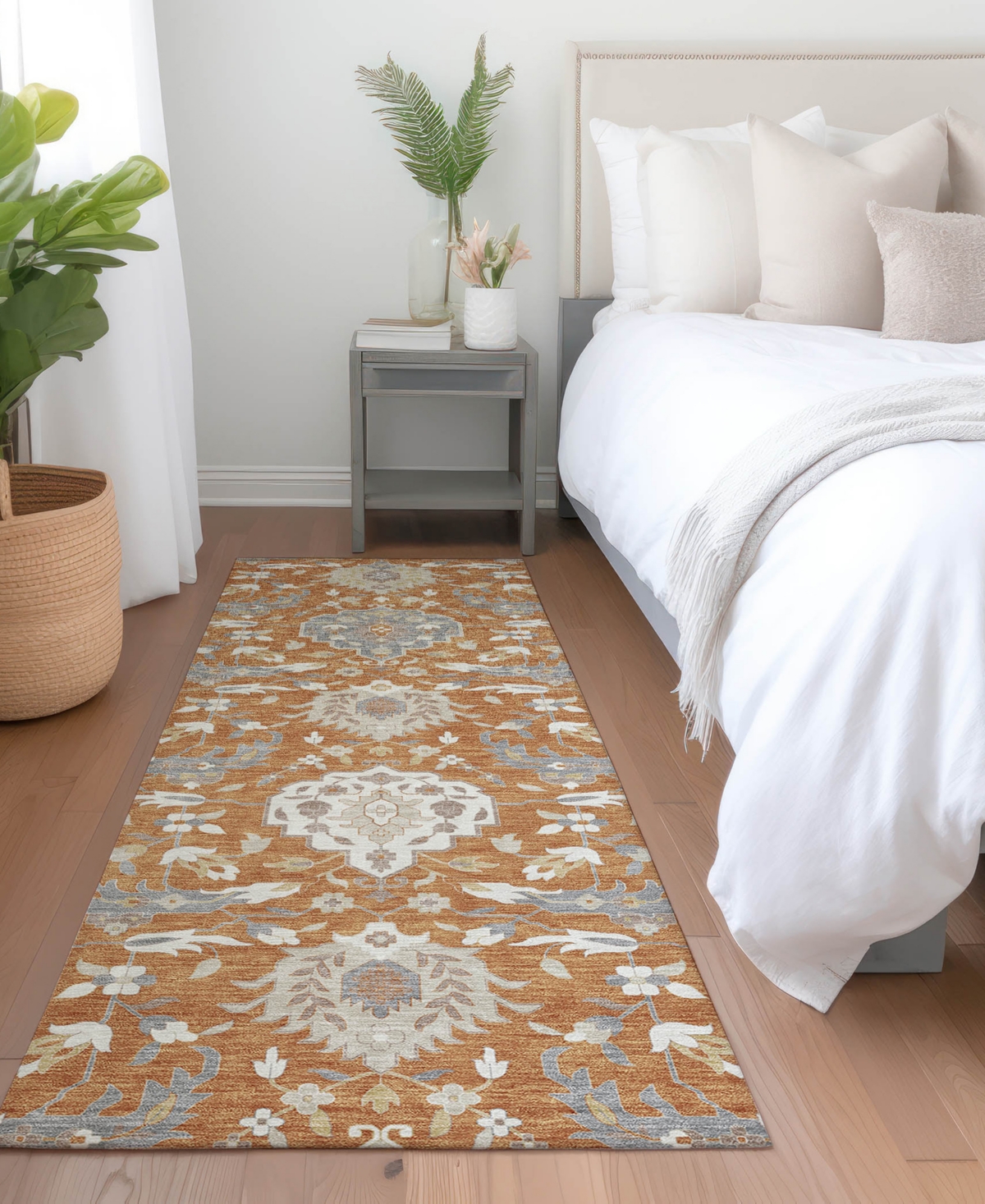 Dalyn Tabrook Tb4 2'3"x7'6" Runner Area Rug In Brown