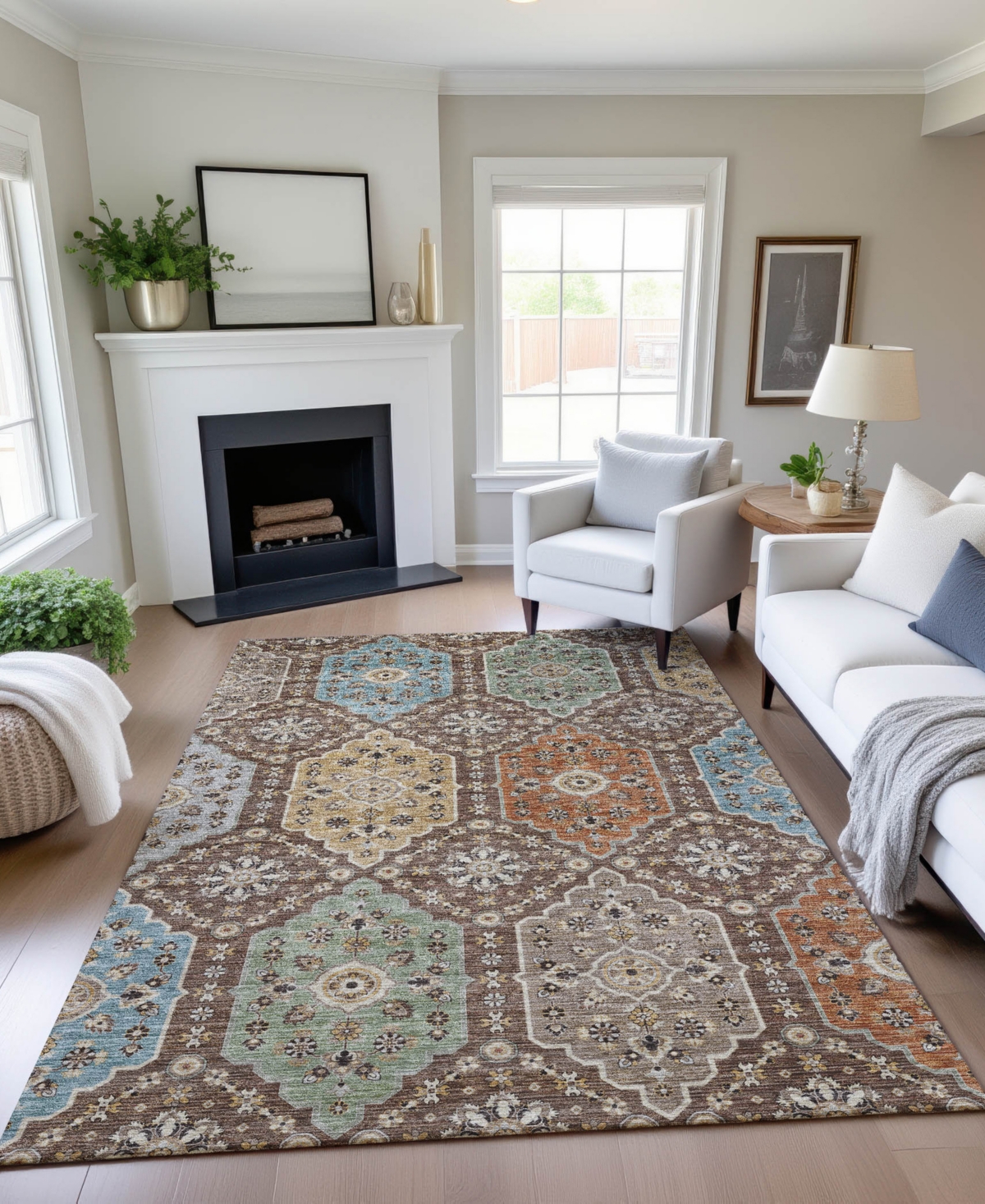 Dalyn Silk Road Sr7 2'6"x3'10" Area Rug In Brown