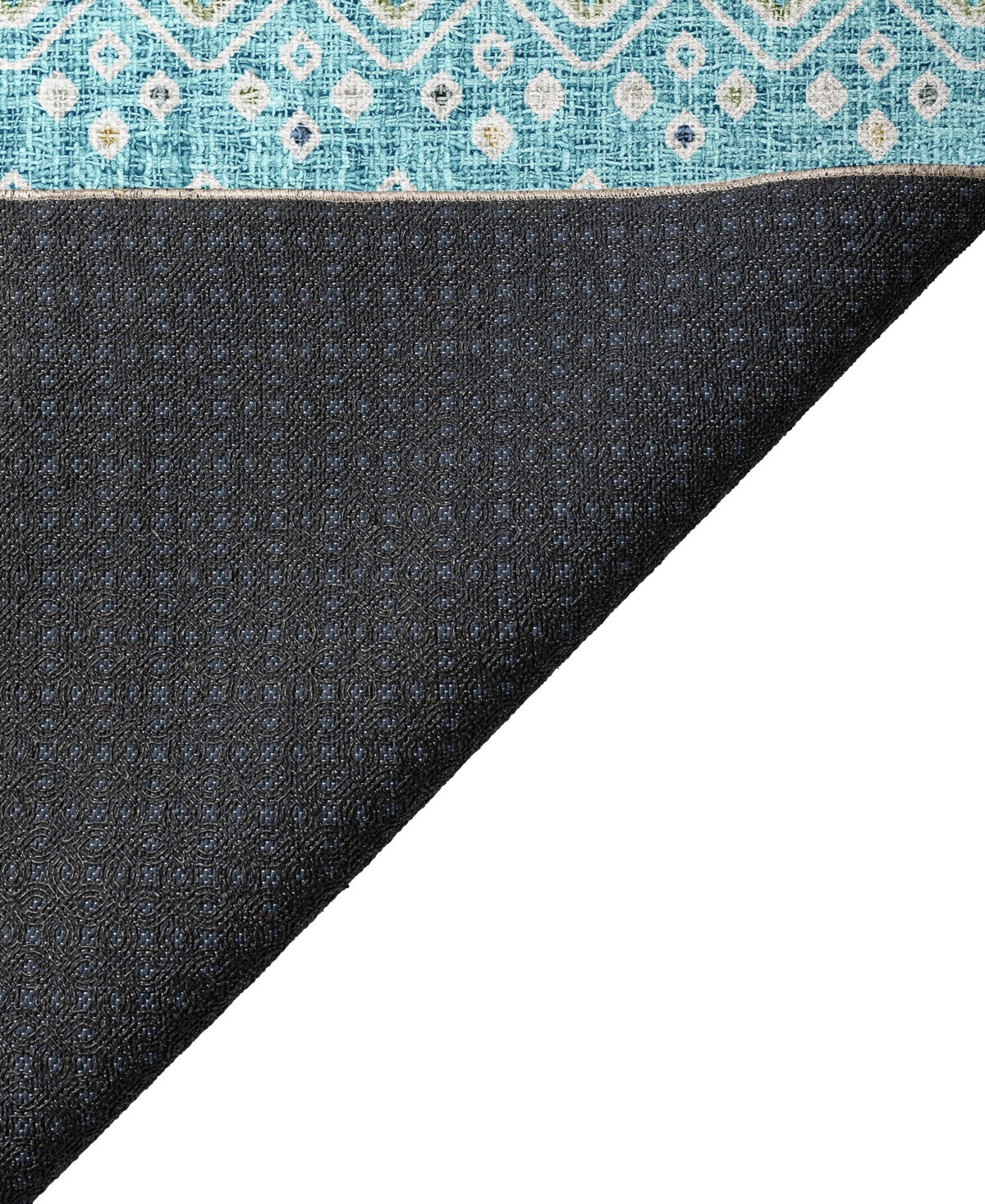 Dalyn Portico Po4 8'x8' Round Area Rug In Blue