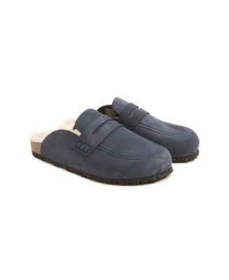 Sheep Lined Penny Loafer Clog