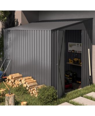 6'x8' Lean to Shed Outdoor Storage Shed