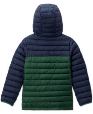 Big Boys Powder Lite II Quilted Colorblocked Full-Zip Hooded Jacket
