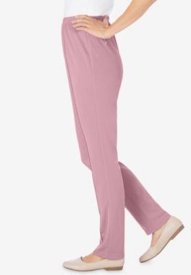 Women's Within Knit Hassle-Free Pull-On Elastic-Waist Pants