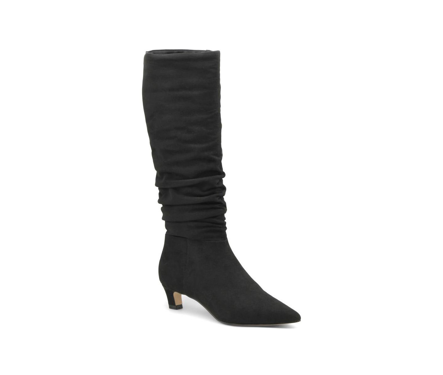 Женские ботинки Charles David Adelphia Low Heel Slouchy Knee Boot, цвет: Чёрный — фото 1