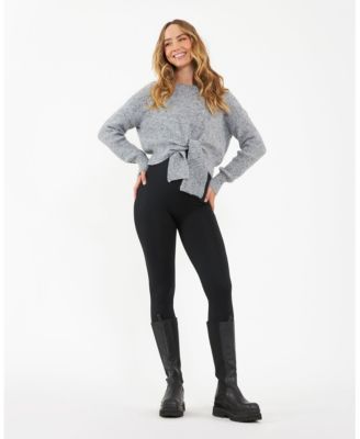 Maternity Ripe Luxe Knit Bodysuit Black