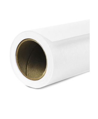 Widetone Seamless Background Paper, 107" wide x 36' Pure White, #66