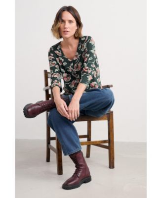 Women's Studio Glass Quarter Sleeve Top