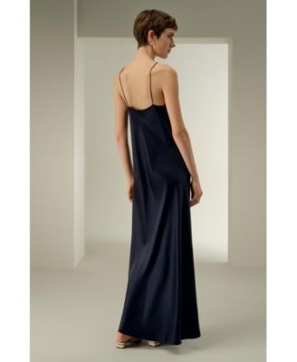 Women's U-Neck Minimalist Slip Dress